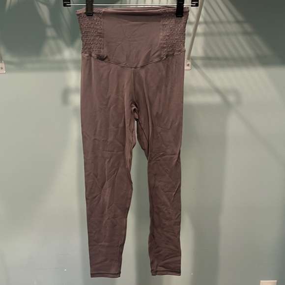 Gray High-Waisted Leggings - Picture 1 of 4